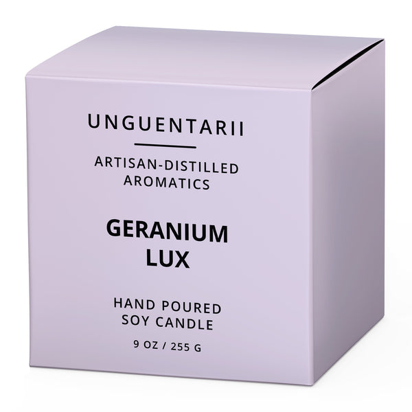 Geranium Lux Soy Candle (9oz)