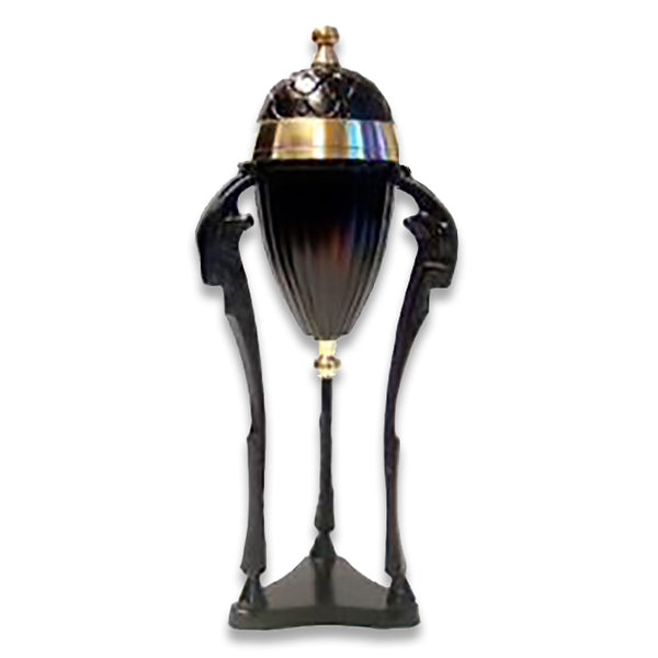 Art Deco Urn Incense Burner (11"H)