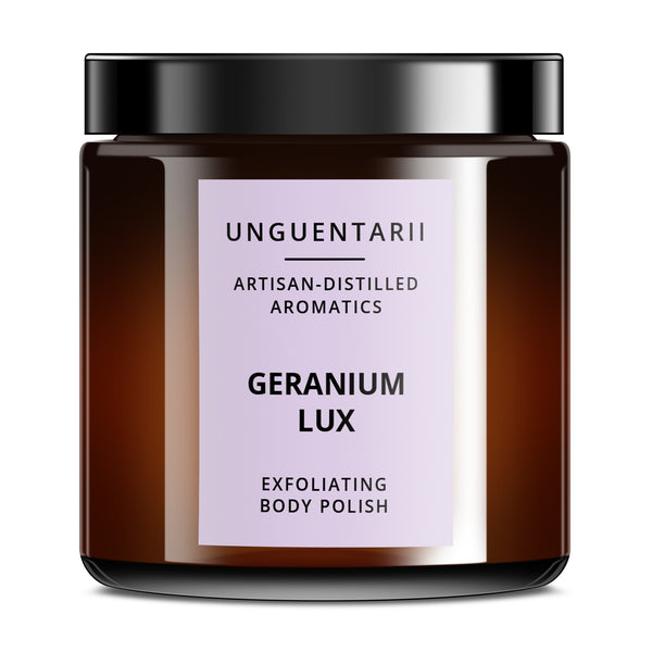 Geranium Lux Exfoliating Body Polish (11oz)